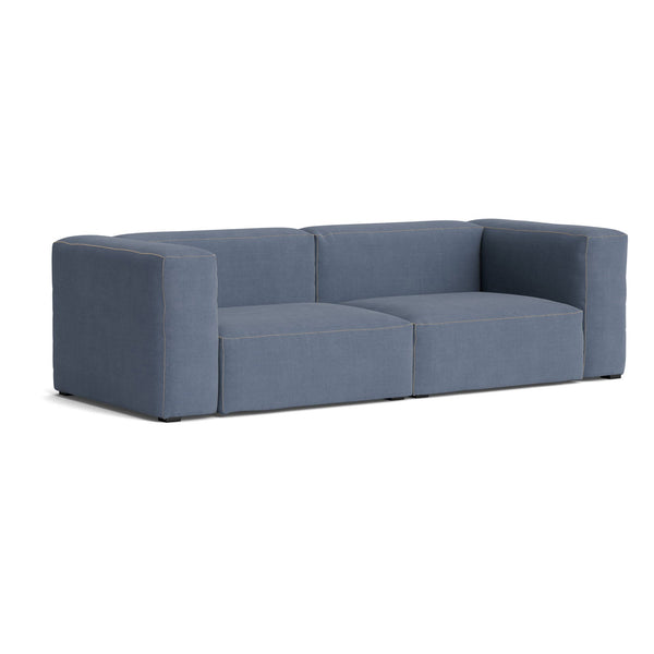 Sofá de 2,5 plazas Mags Soft · HAY · Linara blue (198) / Armrests On Both Sides / Combination 1