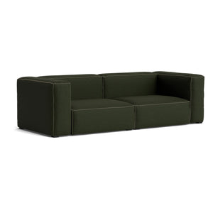 Sofá de 2,5 plazas Mags Soft · HAY · Dark Green Sweater / Armrests On Both Sides / Combination 1