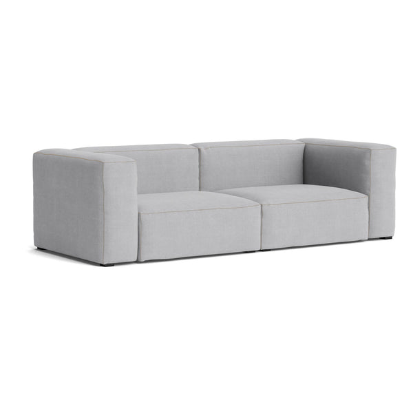 Sofá de 2,5 plazas Mags Soft · HAY · Linara light gray (443) / Armrests On Both Sides / Combination 1