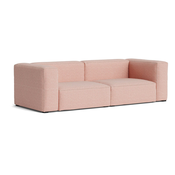 Sofá de 2,5 plazas Mags Soft · HAY · Tartaglia Red White (861) / Armrests On Both Sides / Combination 1