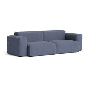 Sofá 2,5 plazas brazo bajo Mags Soft · HAY · Linara blue (198)