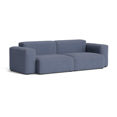 Sofá 2,5 plazas brazo bajo Mags Soft · HAY · Linara blue (198)