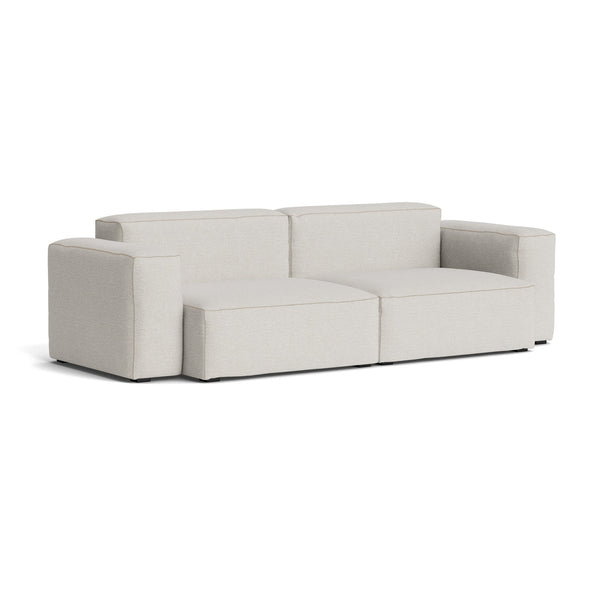 Sofá 2,5 plazas brazo bajo Mags Soft · HAY · Story Light Gray (102)