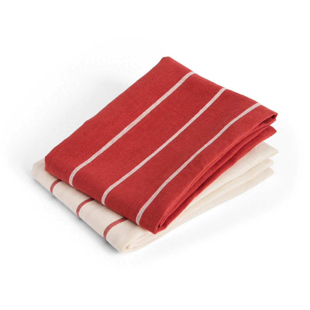 Paño de cocina Outdoor Market · HAY · Beige With Red Stripe