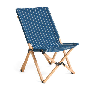 Silla plegable Outdoor Market · HAY · Blue With Beige Stripe