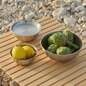 Bol de acero Outdoor Market · HAY · ambiente