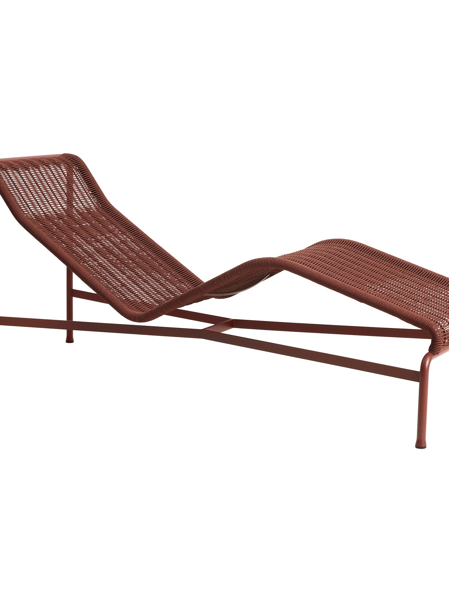 Tumbona Palissade Cord · HAY · Iron Red