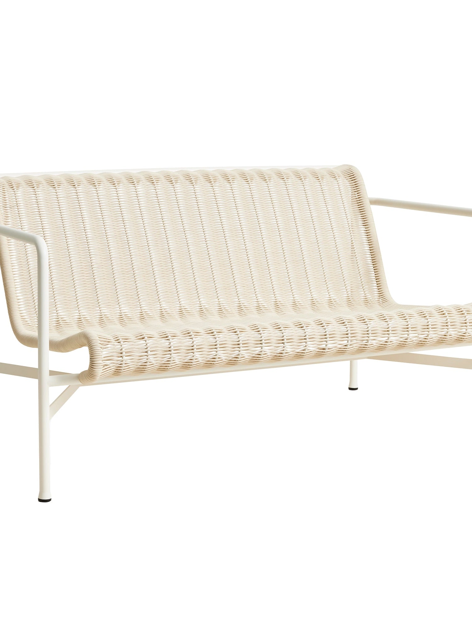 Sofá lounge Palissade Cord · HAY · Cream White
