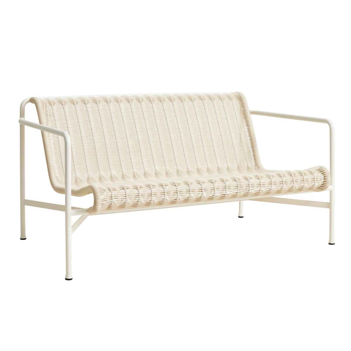 Sofá lounge Palissade Cord · HAY · Cream White