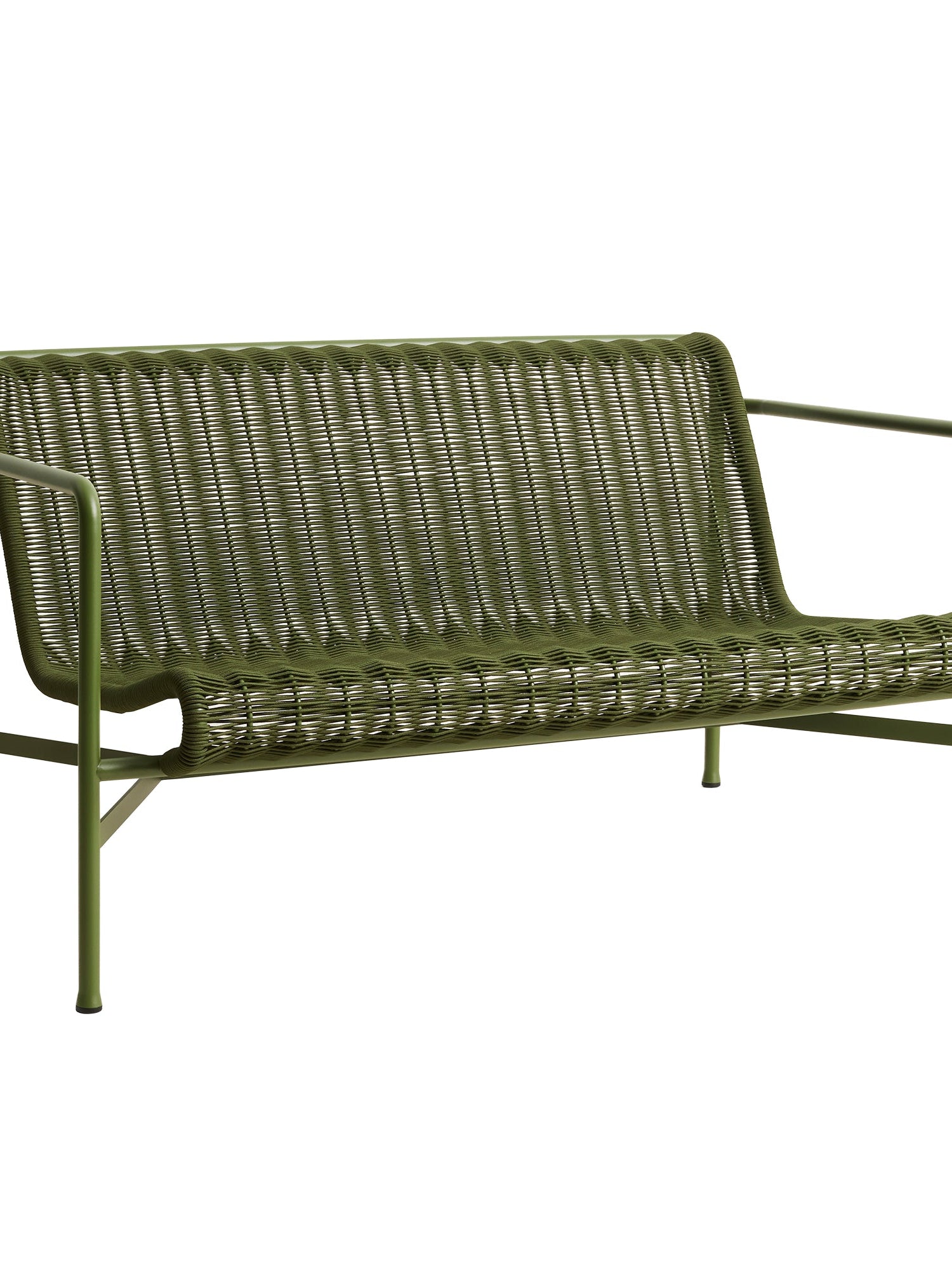 Sofá lounge Palissade Cord · HAY · Olive Green