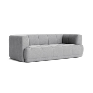 Sofá de 2 plazas Quilton · HAY · Kvadrat Hallingdal 65 Gray (130)