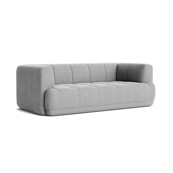 Sofá de 2 plazas Quilton · HAY · Kvadrat Hallingdal 65 Gray (130)