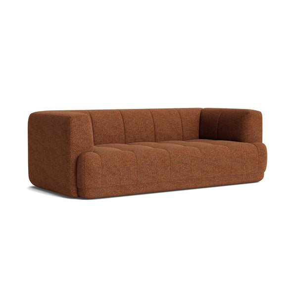 Sofá de 2 plazas Quilton · HAY · Loft, rust brown (500)