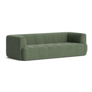 Sofá Quilton 3 plazas · HAY · Linara Green (100)