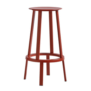 Taburete alto Revolver · HAY · Red / Height: 76 cm