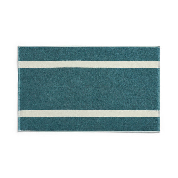 Alfombrilla de baño Stripe · HAY · Petrol Blue