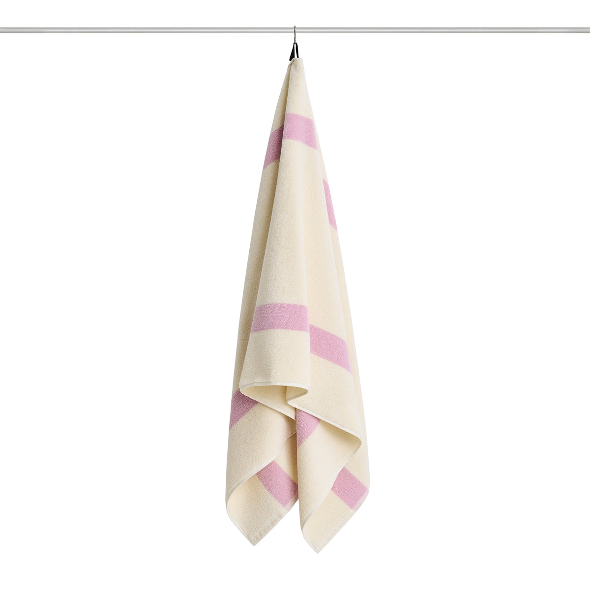 Toalla de baño Stripe · HAY · Cool Pink