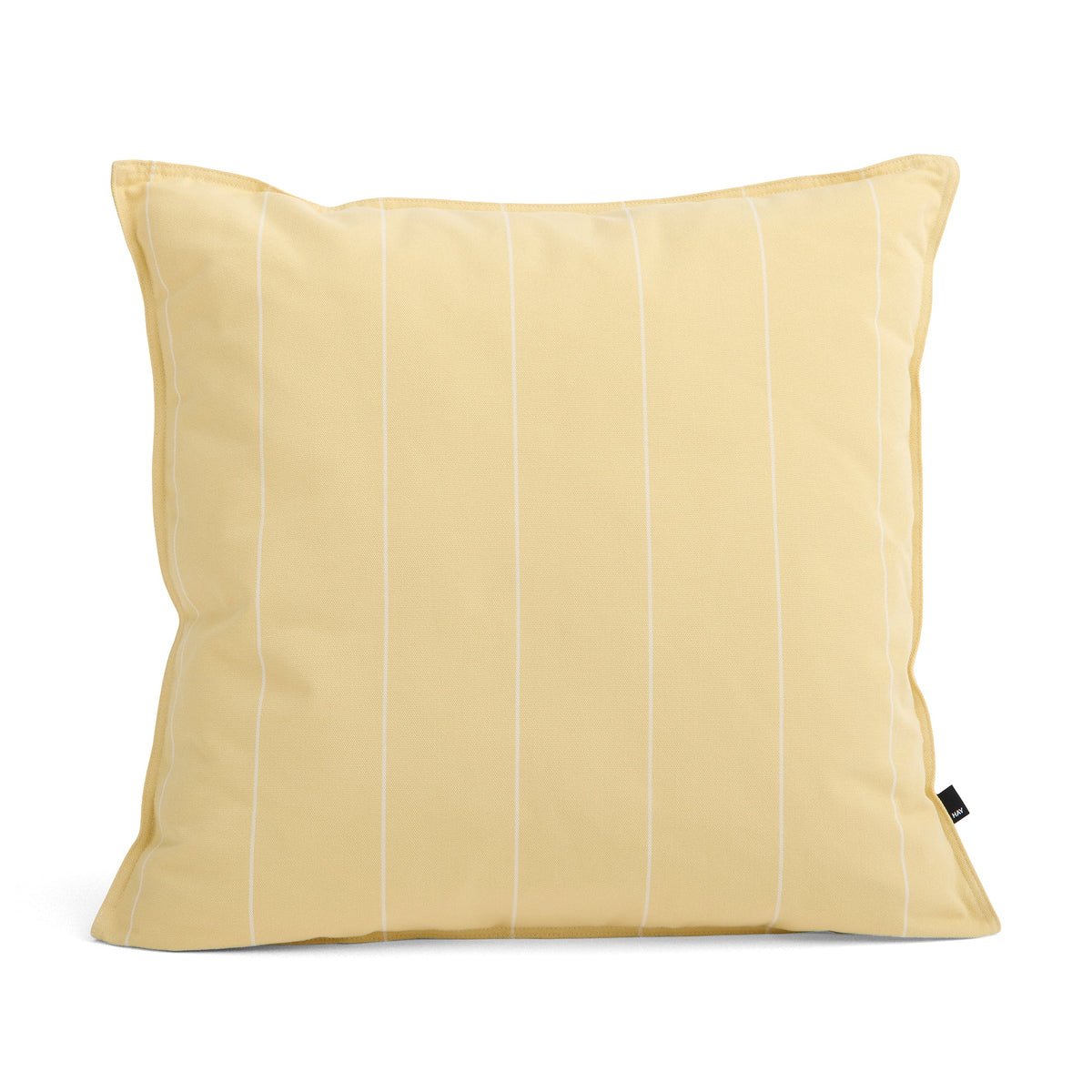 Cojín de exterior Terrazza · HAY · Yellow Narrow Stripe / 60 x 60 cm