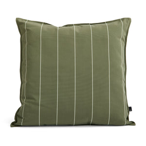Cojín de exterior Terrazza · HAY · Olive Narrow Stripe / 60 x 60 cm