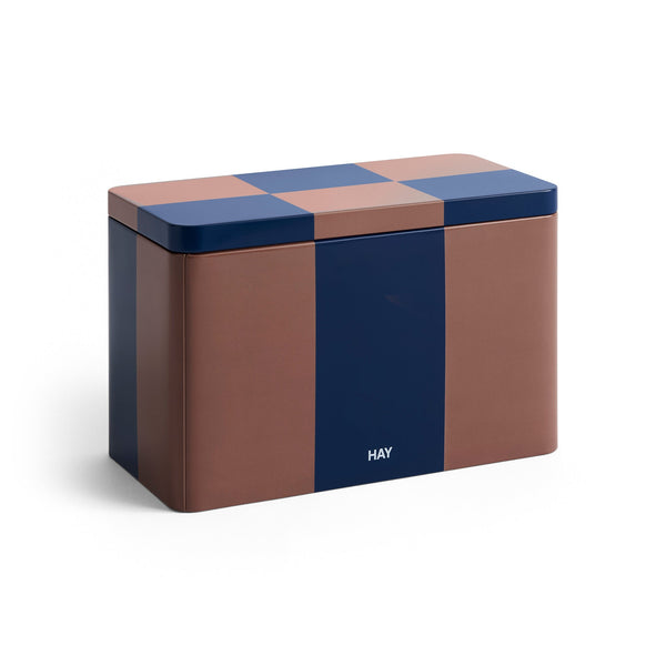 Lata Tin Container · HAY · Brown/Midnight Blue / M