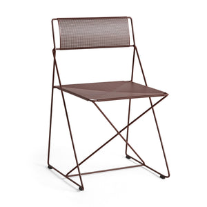 Silla de exterior X-Line · HAY · Iron Red / Iron Red