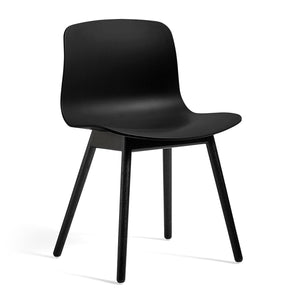 Silla About A Chair AAC 12 · HAY · black 2.0 / Black-Stained Oak