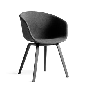 Silla About A Chair AAC 23 · HAY · Kvadrat Remi x 3 (163) / Black-Stained Oak