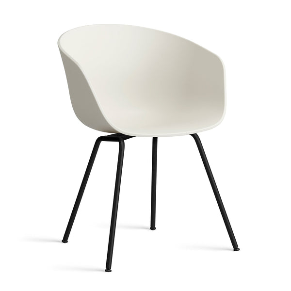 Silla About A Chair AAC 26 · HAY · melange cream 2.0 / Powder-Coated Black