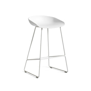 Taburete alto About A Stool AAS 38 · HAY · white 2.0 / H 76 cm / Powder-Coated White