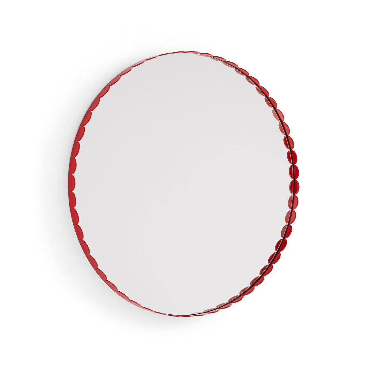 Espejo Arcs · HAY · Red / Around / Ø 60 cm