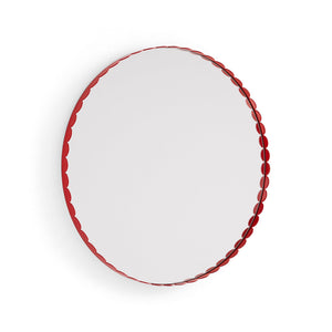 Espejo Arcs · HAY · Red / Around / Ø 60 cm