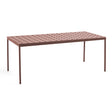 Mesa de comedor Balcony · HAY · Ironred / 190 x 87 cm