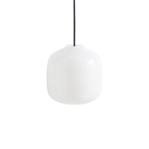 Lámpara colgante Buoy Glass · HAY · Anthracite Blue / Ø 20 cm