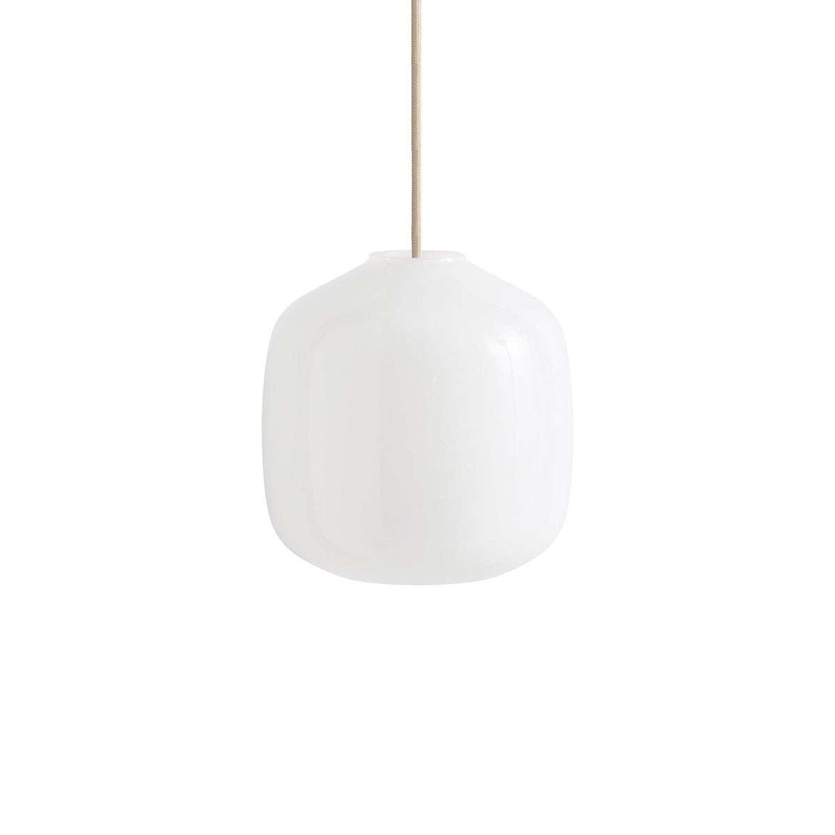 Lámpara colgante Buoy Glass · HAY · Concrete Grey / Ø 20 cm