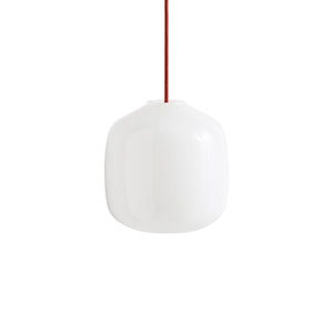 Lámpara colgante Buoy Glass · HAY · Rusty Red / Ø 20 cm