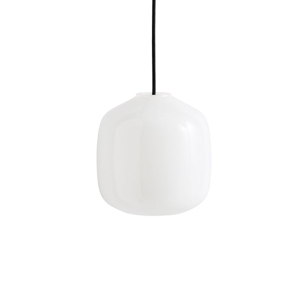 Lámpara colgante Buoy Glass · HAY · Soft Black / Ø 20 cm