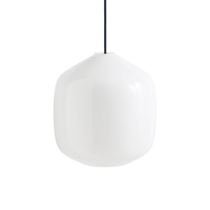 Lámpara colgante Buoy Glass · HAY · Anthracite Blue / Ø 30 cm