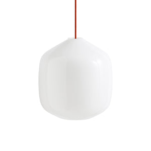 Lámpara colgante Buoy Glass · HAY · Rusty Red / Ø 30 cm