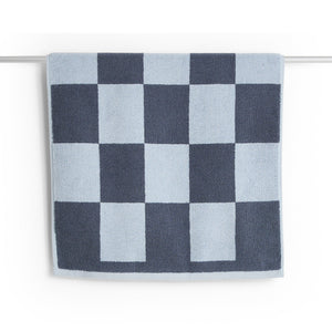 Alfombrilla de baño Check · HAY · Steel Blue