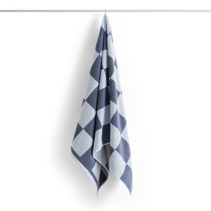 Toalla de baño Check · HAY · Steel Blue