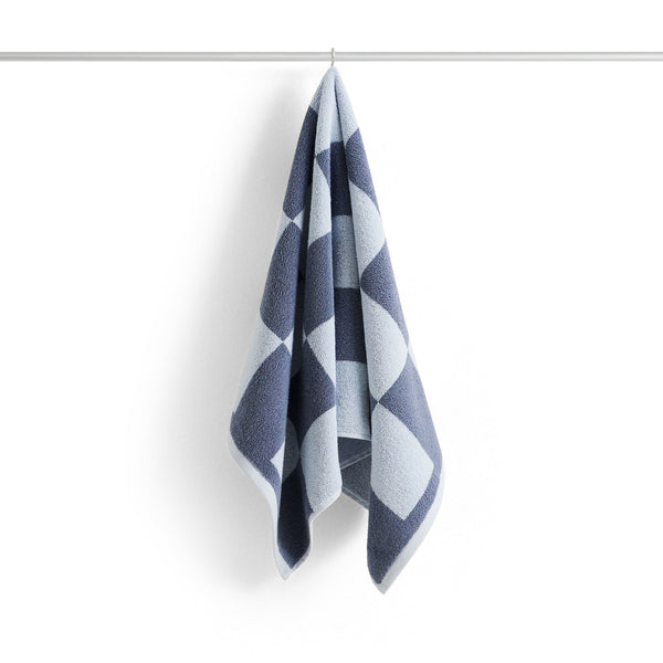 Toalla Check · HAY · Steel Blue