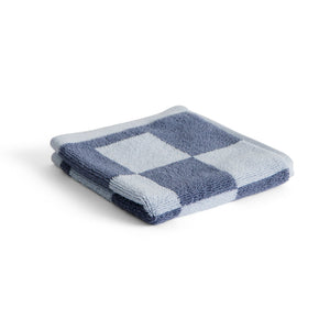 Manopla de baño Check · HAY · Steel Blue