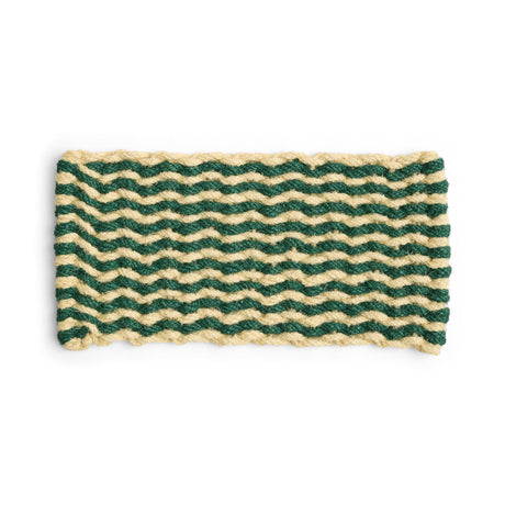 Felpudo Coco · HAY · Dark Green And White