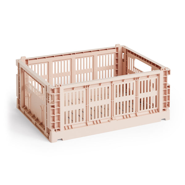 Cesta Colour Crate M · HAY · Powder