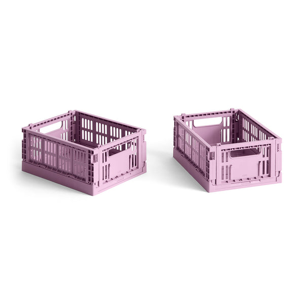 Cesta Colour Crate Mini Recycled · HAY · Dusty Rose