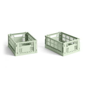 Cesta Colour Crate Mini Recycled · HAY · Mint
