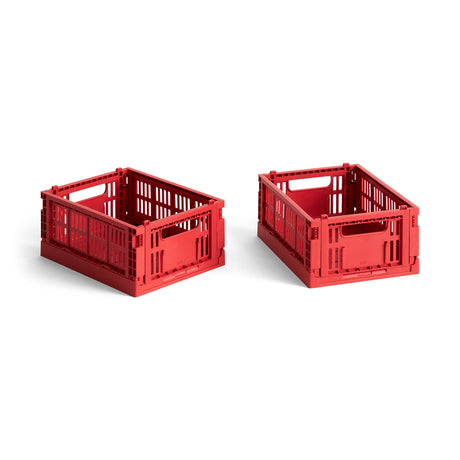 Cesta Colour Crate Mini Recycled · HAY · Red