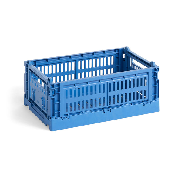 Cesta Colour Crate S · HAY · Electric Blue