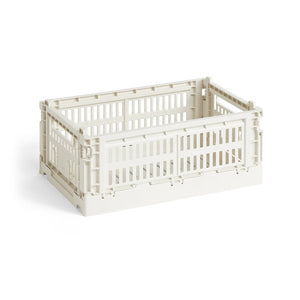 Cesta Colour Crate S · HAY · Off White