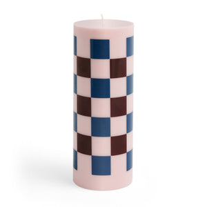 Vela Column · HAY · Light Pink/Bordeaux/Dark Blue Check / L